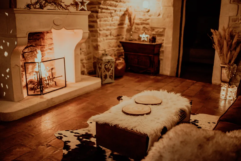 salon cheminee cosy la papaye