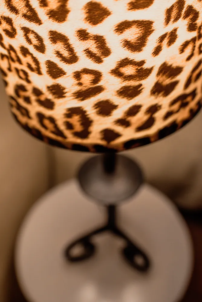 lampe leopard decoration