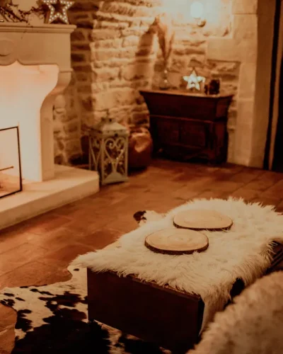 salon cheminee cosy la papaye